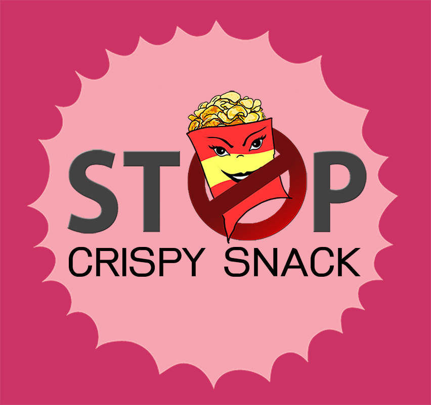 01 stop chip crispy snack chronic disease obese hooray good health